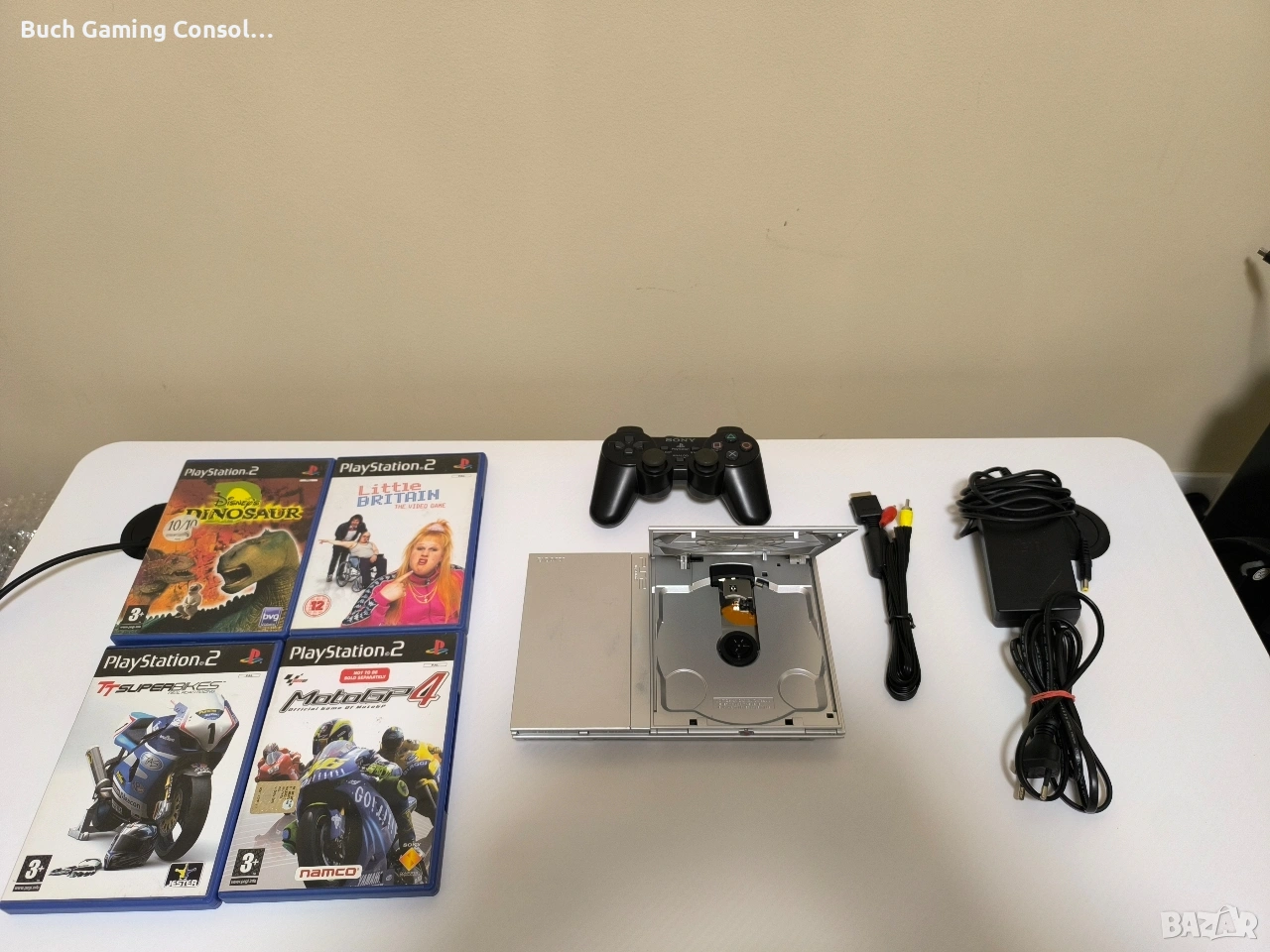 Playstation 2 Slim Silver в перфектно състояние!, снимка 1