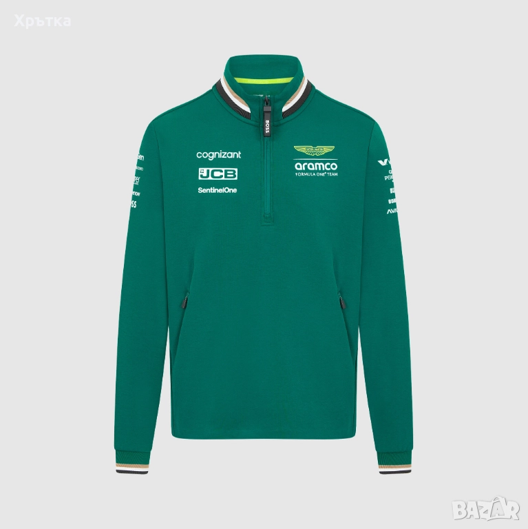 Aston Martin x Hugo Boss F1 Team - Оригинална мъжка блуза р-р 2XL, снимка 1