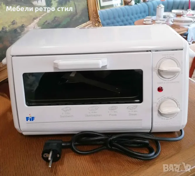 Мини универсална фурна. Напълно функционална, с табла и подвижна дръжка. , снимка 1