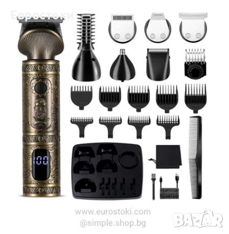 Професионална машинка за подстригване Surker 7-в-1, T-Blade, Zero Gapped, многофункционален тример, снимка 1