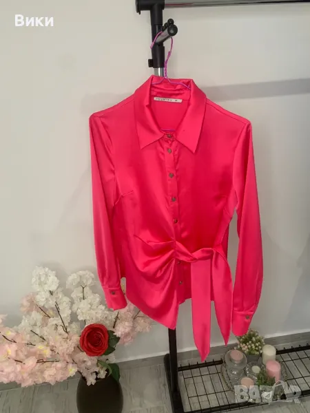 Сатенена риза в размер S, снимка 1