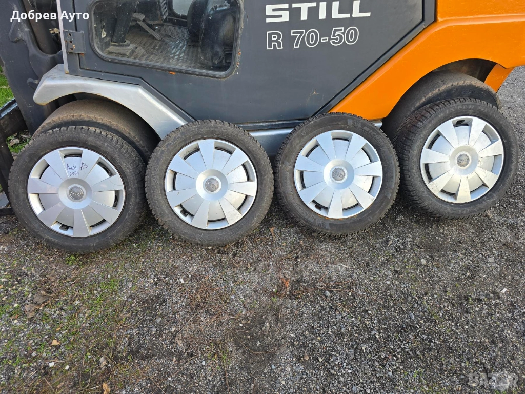 Метални джанти с зимни гуми 16" за Audi A3 8P 2010g, снимка 1