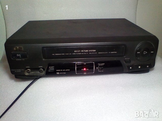 VHS видео JVC, снимка 6 - Плейъри, домашно кино, прожектори - 41416475
