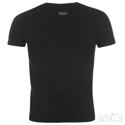 Оригинална тениска Lonsdale Black размер L, снимка 2 - Тениски - 39110659