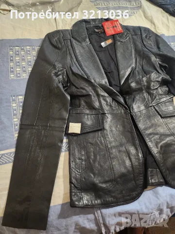 Кожено яке ASOS, снимка 4 - Якета - 55953365