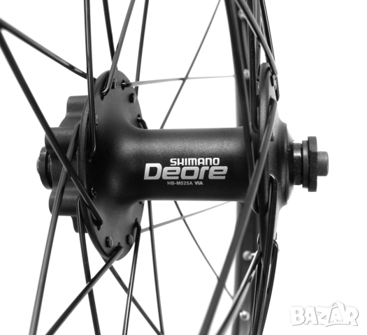 26" QR DT Swiss 533d Shimano Deore предна капла за планински велосипед, снимка 3 - Части за велосипеди - 44747747