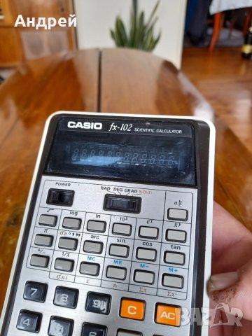 Стар калкулатор Casio FX-102, снимка 3 - Антикварни и старинни предмети - 41164202