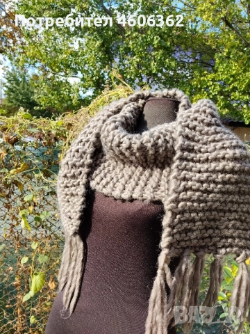 ръчно изработени шалове , снимка 7 - Шалове - 52117103