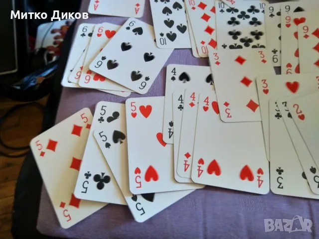 Модиано италиански маркови карти за игра 52+2 пластик, снимка 2 - Карти за игра - 47656305