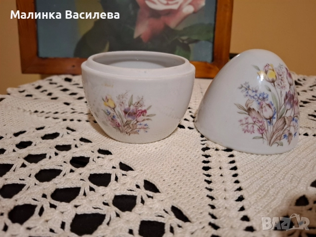 Порцеланова бижутерка , снимка 3 - Колекции - 52350385