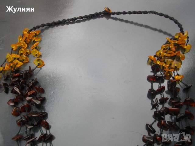 СТАР ГЕРДАН НАТУРАЛЕН БАЛТИЙСКИ КЕХЛИБАР, снимка 3 - Антикварни и старинни предмети - 42125045