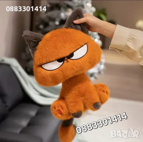 Сърдито коте Ядосана котка Cool Kitten Плюшена , снимка 5 - Плюшени играчки - 55798715