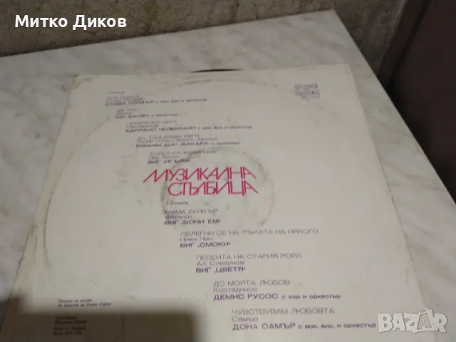 Музикална стълбица голяма плоча, снимка 2 - Грамофонни плочи - 49961515