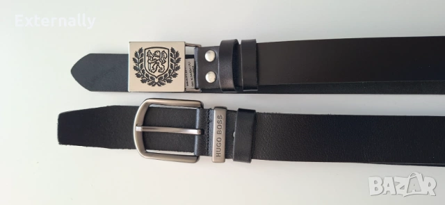 Мъжки колани от естествена кожа