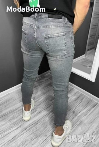 Мъжки сиви дънки , снимка 2 - Дънки - 41800055
