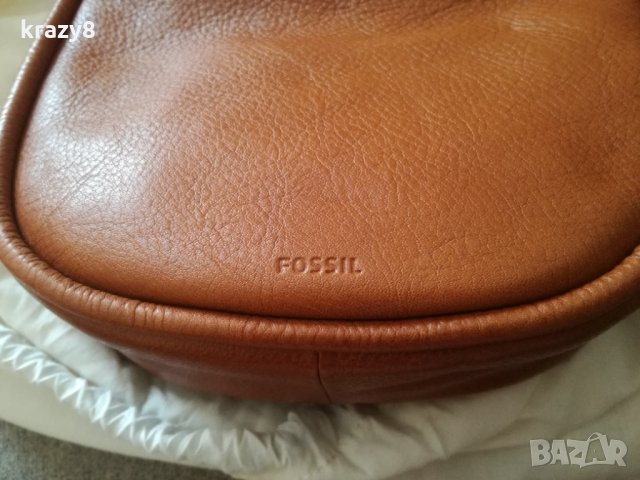 Чанта Fossil - Естествена кожа, снимка 4 - Чанти - 35685416