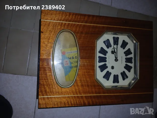 Ретро стенен часовник "Янтар"  за 40лв, снимка 7 - Антикварни и старинни предмети - 47621773