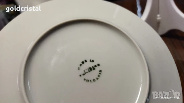 стар български порцелан Изида чиния детски приказки , снимка 4 - Антикварни и старинни предмети - 50515026