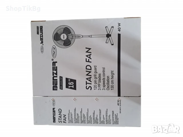 Benzer Вентилатор с две години гаранция - четири скорости и въртене!, снимка 3 - Вентилатори - 50594772