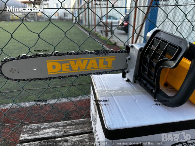 Акумулаторна Резачка за Дърва DeWalt 36V 6.0AH Верижен Трион Девалт, снимка 2 - Градинска техника - 39759516