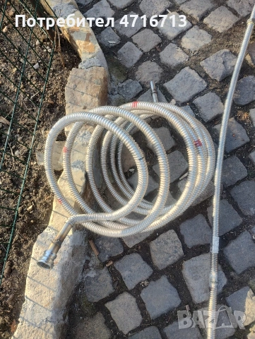 Серпентина от неръждавейка 7 м.дълга и лула , снимка 5 - Други - 53649395