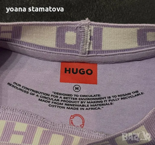 Оригинална дамска тениска Hugo, снимка 2 - Тениски - 55737765
