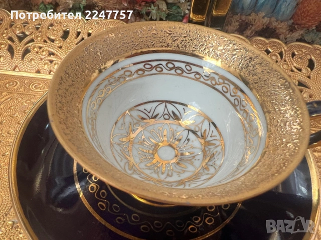 Двоен сет порцелан Echt Kobalt, снимка 5 - Антикварни и старинни предмети - 53022203