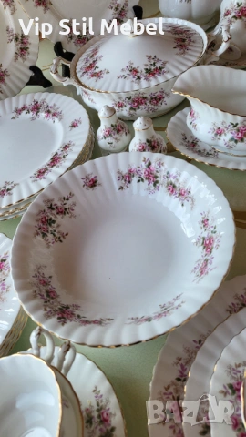 Сервиз за хранене и кафе Royal Albert, Lavender Rose , снимка 8 - Сервизи - 53869490