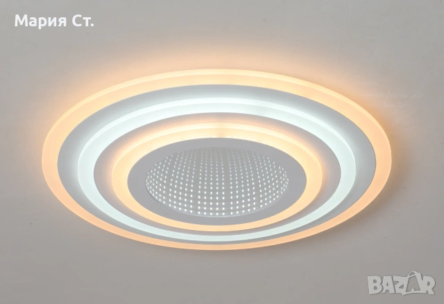НОВ Лед плафон 80 W 3D LED ПЛАФОНИЕРА 80W