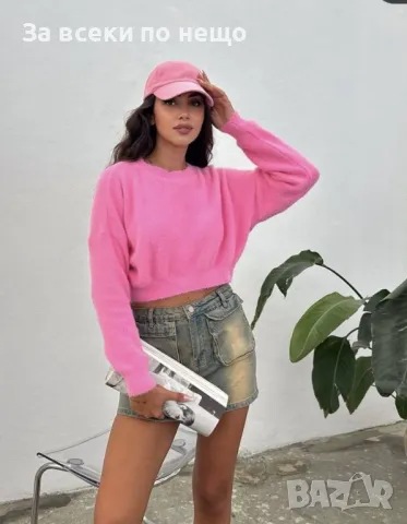 Дамски Кашмирен Пуловер С ДЪлъг Ръкав - 3 Налични Цвята Код Р&М8, снимка 4 - Блузи с дълъг ръкав и пуловери - 48636181