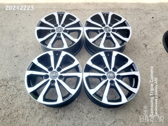 4 броя алуминиеви джанти за Toyota Corolla, Corolla-Hybrid, Avensis, Auris,Verso, Corolla Verso 16