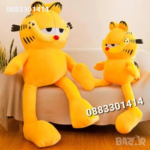 Гарфилд Коте Garfield Плюшен котарак 80см , снимка 3 - Плюшени играчки - 41547688