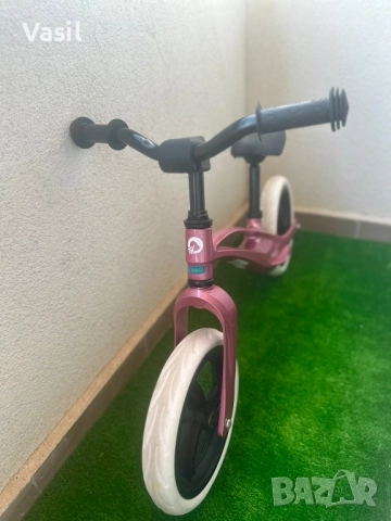 Баланс колело Lionelo - Bart, розов металик, снимка 3 - Детски велосипеди, триколки и коли - 51489748