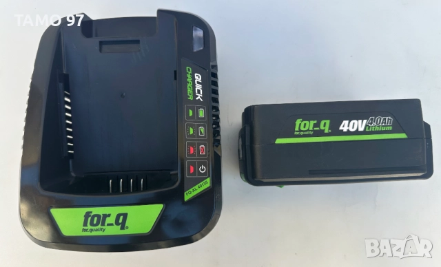 FOR_Q FQ-AL 40135 Бързо зарядно и FOR_Q FQ-LiO 4040 Батерия 40V 4.0Ah
