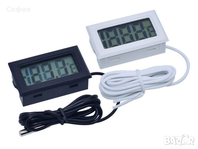 Уникален дигитален термометър за вграждане с температурен датчик НАЛИЧНО!!!
