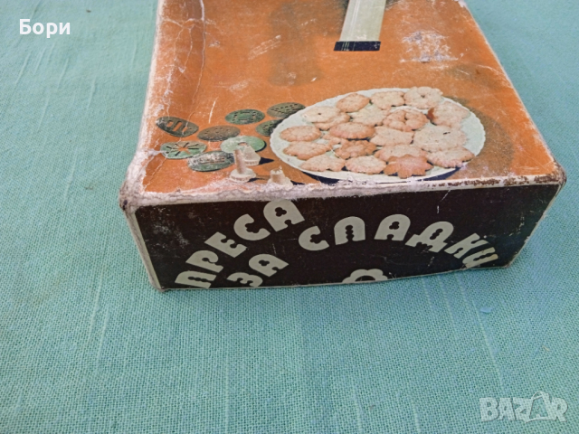 Стар шприц/преса за сладки/тесто , снимка 6 - Други - 36260986