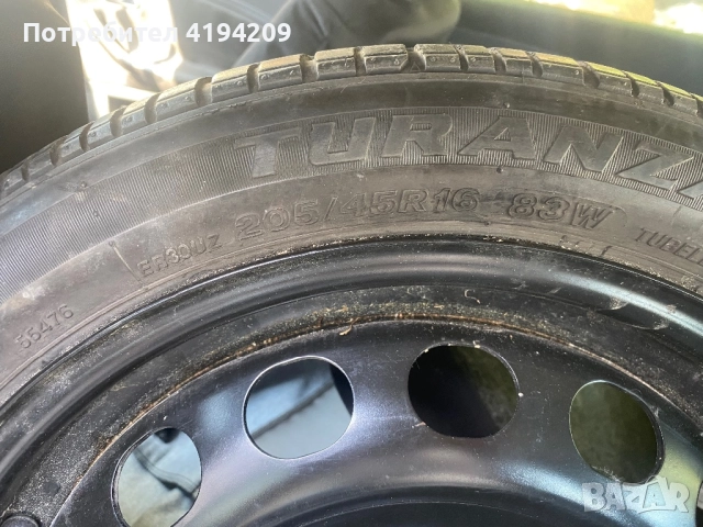 5х100 16 ка 1 бр стоманена резервна , снимка 2 - Гуми и джанти - 51460498