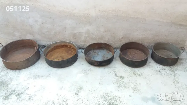 масивни метални тави за агнета, лютеници манджи , снимка 3 - Антикварни и старинни предмети - 47906565