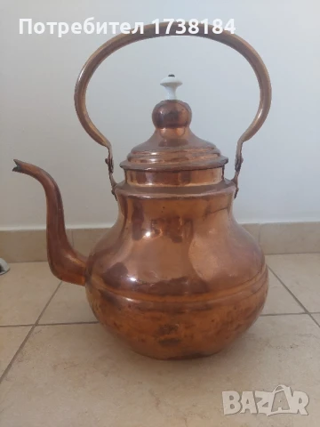 Меден чайник , снимка 2 - Антикварни и старинни предмети - 50982854