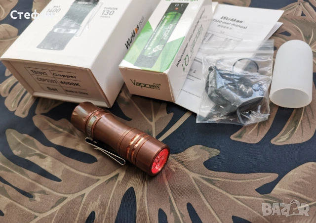 ХИТ ЦЕНА EDC Фенер Wurkkos TS10