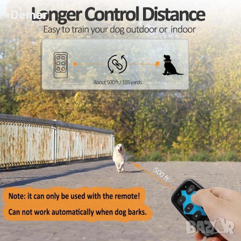 Нашийник за обучение на кучета Citronella Spray с дистанционно, снимка 6 - За кучета - 41374735