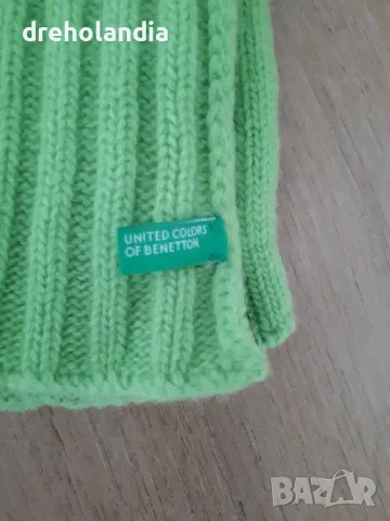 Мъжки вълнен шал Benetton, снимка 2 - Шалове - 48719303