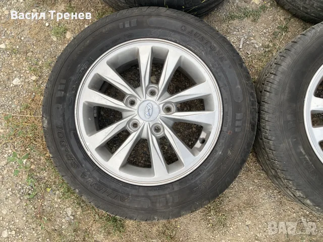 Алуминиеви джанти с гуми Хюндай И30 15", снимка 3 - Гуми и джанти - 55780751