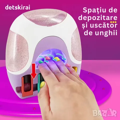 Комплект за ноктопластика със сушилня за нокти, снимка 6 - Образователни игри - 48214820