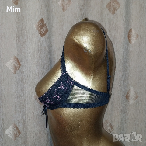 BESIRED S Черен отворен сутиен за повдигане на бюста , снимка 2 - Бельо - 44566055