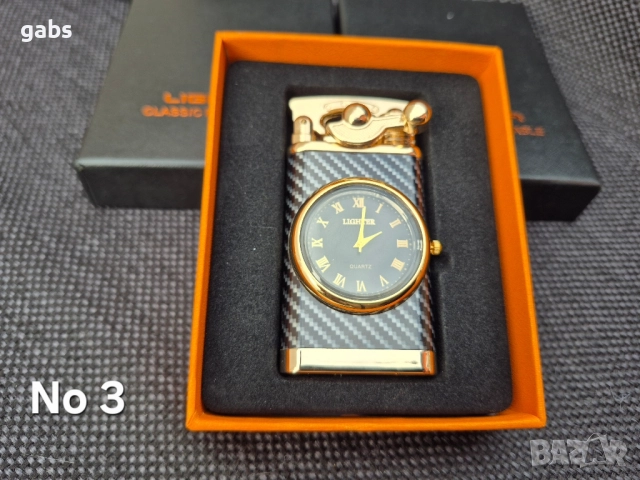 Запалка с часовник в подаръчна кутия,6 цвята, снимка 7 - Запалки - 52534574