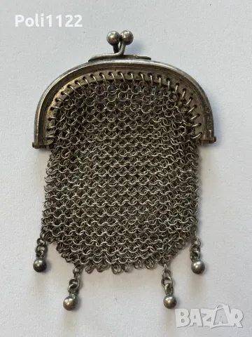 Антична сребърна чантичка, снимка 2 - Антикварни и старинни предмети - 48866697