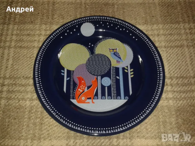 Folklore НОЩ Емайлирана Чиния, снимка 2 - Декорация за дома - 47298318