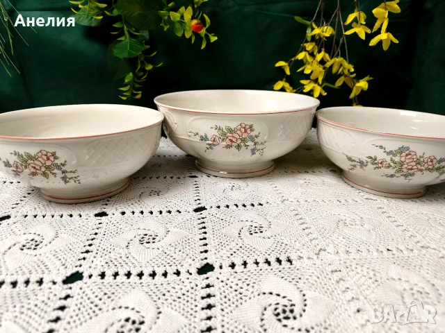 Vileroy,& Boch Rosette нежна красота! Много неща!, снимка 9 - Чинии - 56331350