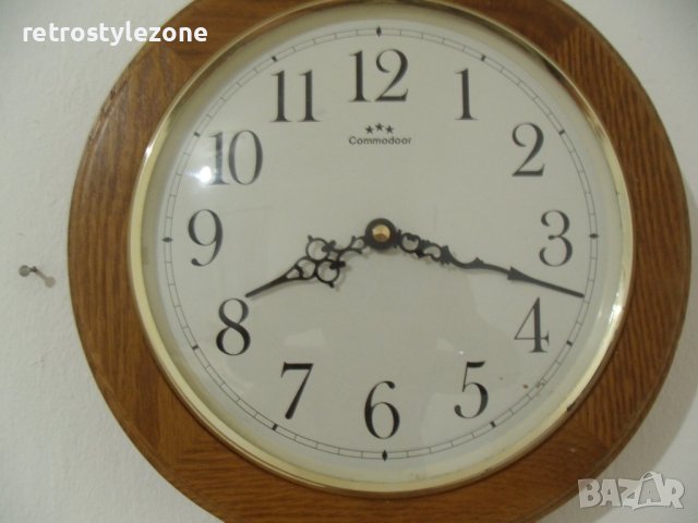 № 7077 стар стенен часовник Commоdoor  , снимка 3 - Други ценни предмети - 41809439